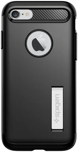 Spigen Slim Armor Apple iPhone 7 Hoesje Black afbeelding 1