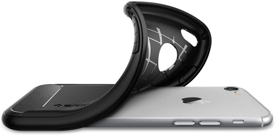 Spigen Rugged Armor Case Apple iPhone 7 Black afbeelding 18