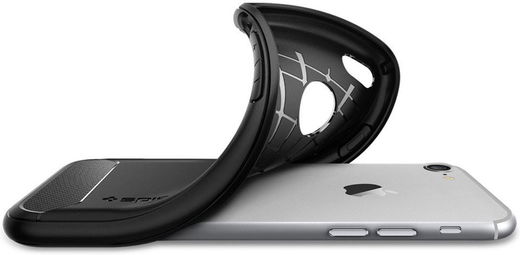 Spigen Rugged Armor Case Apple iPhone 7 Black afbeelding 18