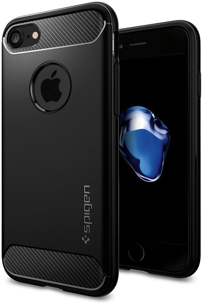 Spigen Rugged Armor Case Apple iPhone 7 Black afbeelding 13
