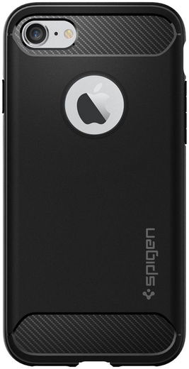 Spigen Rugged Armor Case Apple iPhone 7 Black afbeelding 9