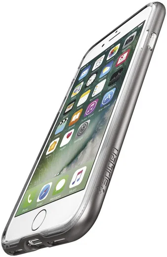 Spigen Neo Hybrid Crystal Case iPhone 7 / 8 Gunmetal afbeelding 15
