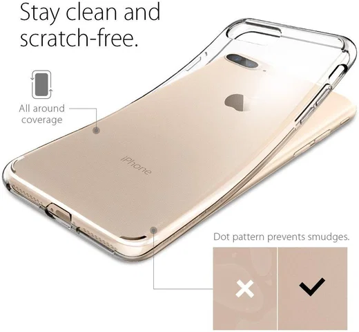 Spigen Liquid Crystal Apple iPhone 7 Plus / 8 Plus Hoesje afbeelding 2