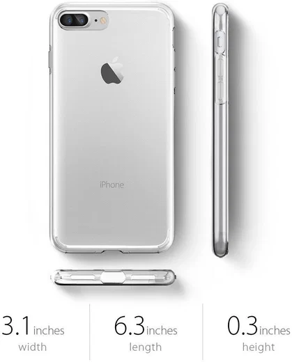 Spigen Liquid Crystal Apple iPhone 7 Plus / 8 Plus Hoesje afbeelding 9