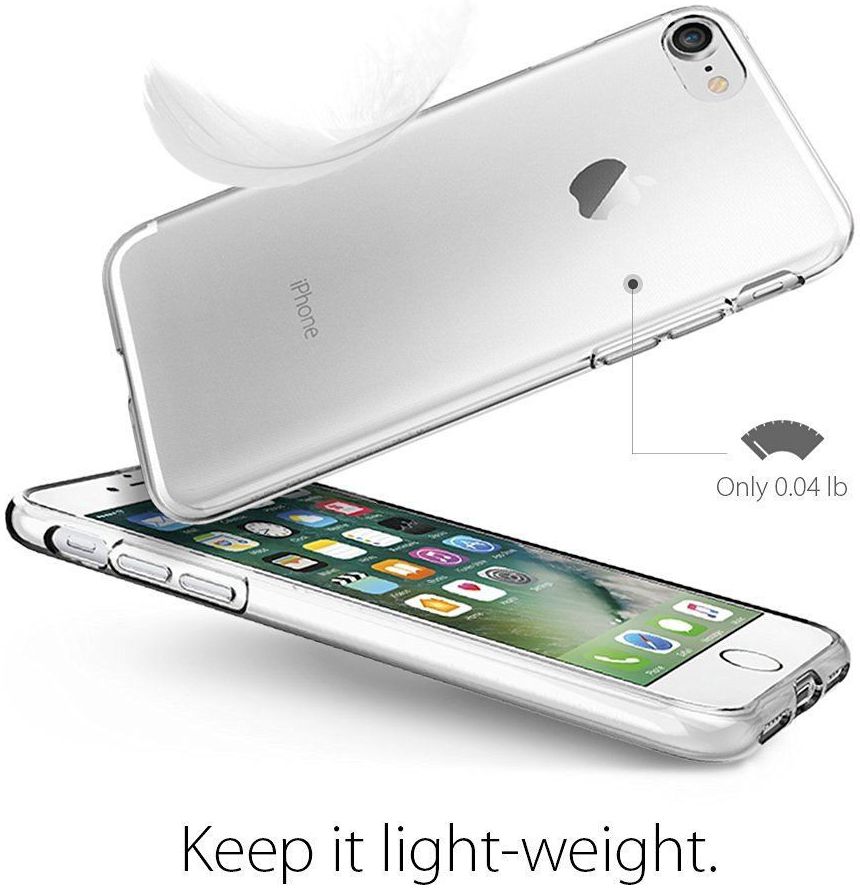 Spigen Liquid Crystal Apple iPhone 7 / 8 Hoesje Transparant afbeelding 5