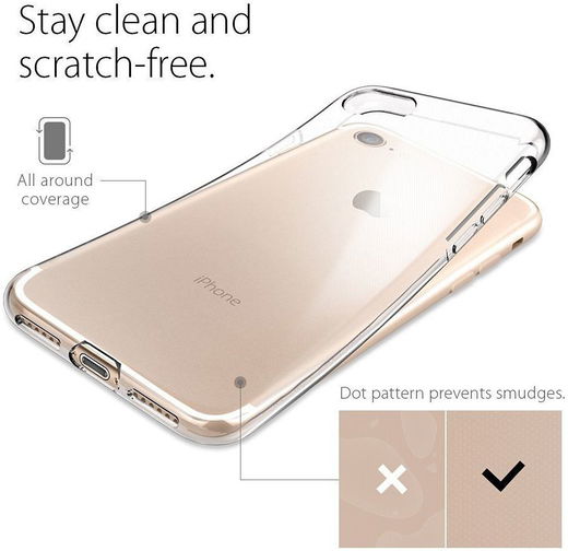 Spigen Liquid Crystal Apple iPhone 7 / 8 Hoesje Transparant afbeelding 8