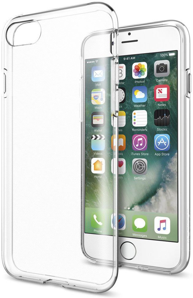 Spigen Liquid Crystal Apple iPhone 7 / 8 Hoesje Transparant afbeelding 4