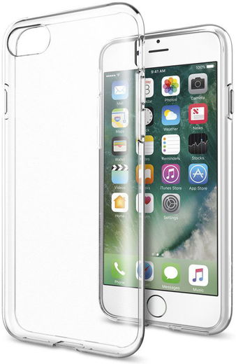 Spigen Liquid Crystal Apple iPhone 7 / 8 Hoesje Transparant afbeelding 4