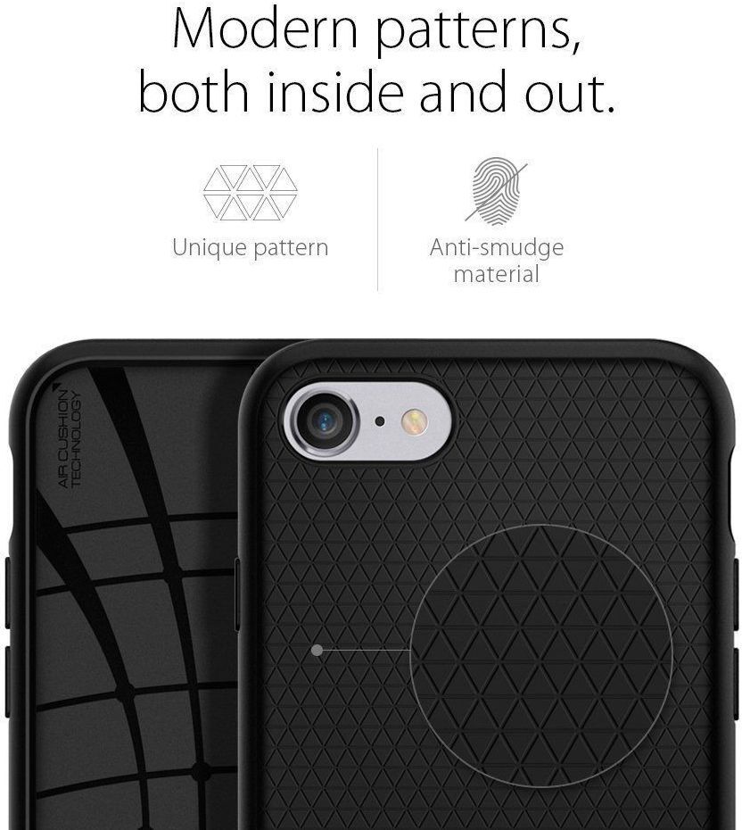 Spigen Liquid Armor Hoesje iPhone 7 / 8 / SE (2020/2022) Zwart afbeelding 7