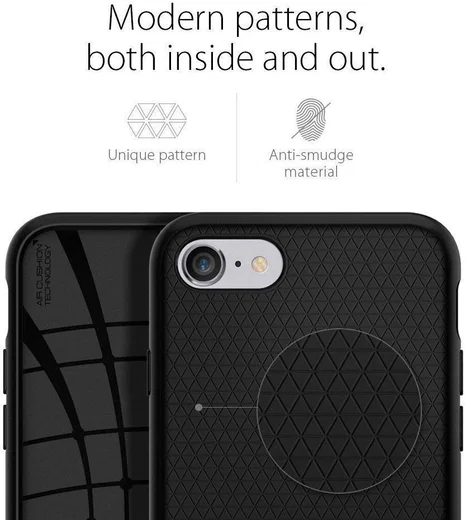 Spigen Liquid Armor Hoesje iPhone 7 / 8 / SE (2020/2022) Zwart afbeelding 7