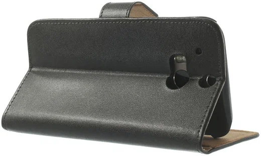 HTC One M8 Portemonnee Hoesje Zwart afbeelding 4
