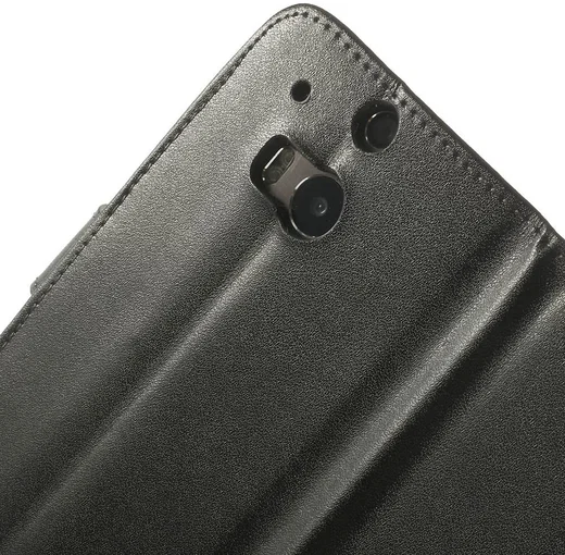 HTC One M8 Portemonnee Hoesje Zwart afbeelding 8