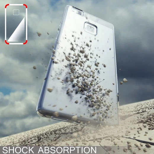 Huawei P9 Lite Hoesje Dun TPU Transparant afbeelding 3