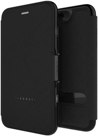 Gear4 D3O Oxford Book Case Apple iPhone 7 Plus / 8 Plus Zwart afbeelding 1
