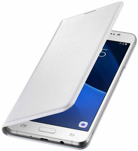 Samsung Galaxy J7 (2016) Wallet Case Wit afbeelding 1