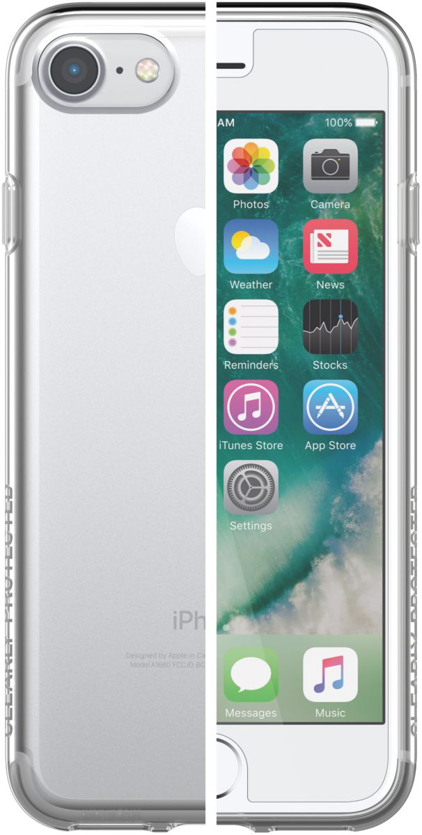 Otterbox Clearly Protected Clear Skin + Alpha Glass Apple iPhone 7/ 8 afbeelding 3