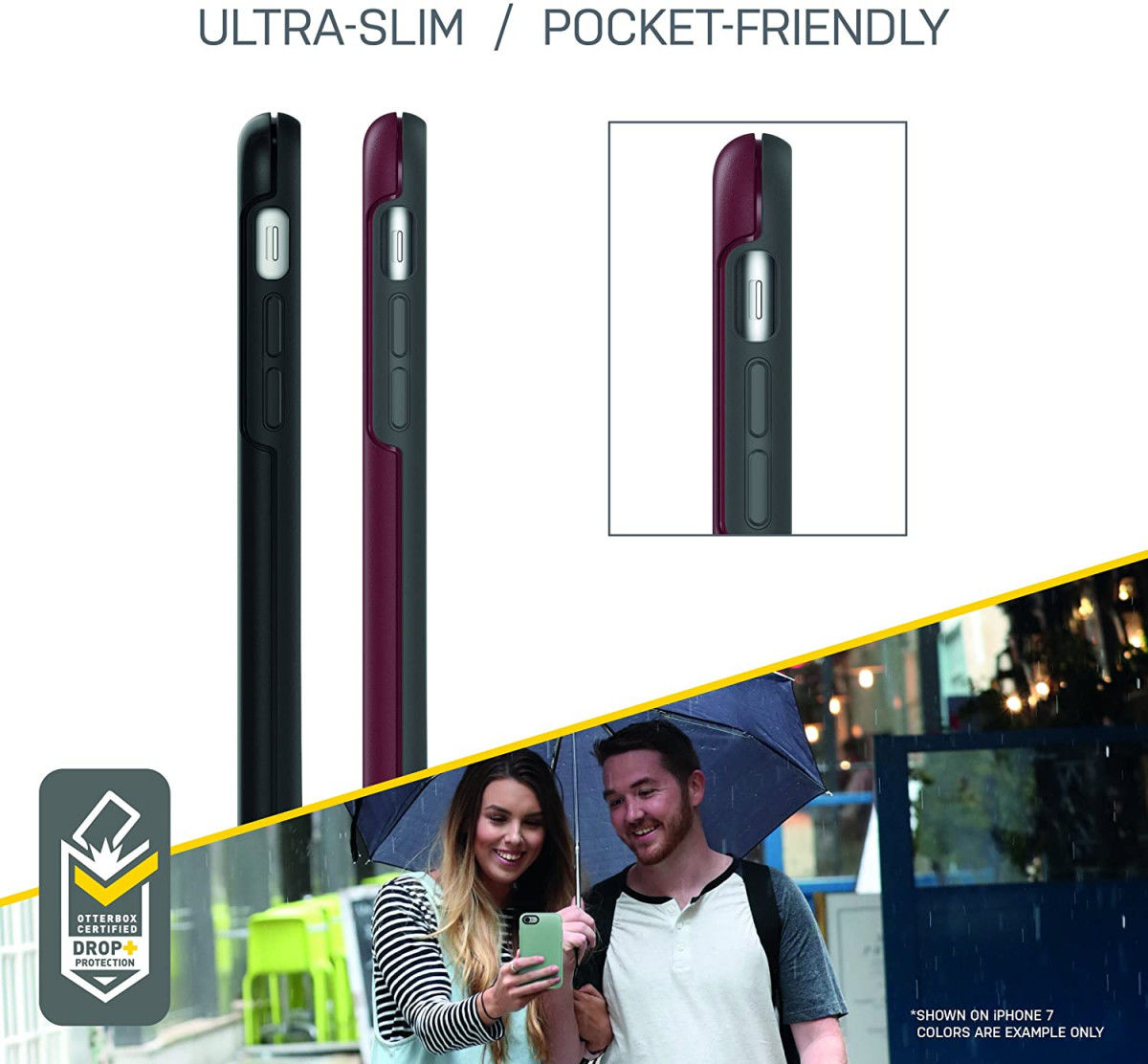 OtterBox Symmetry Series Apple iPhone SE (2022/2020) / 8 / 7 Hoesje Zwart afbeelding 7