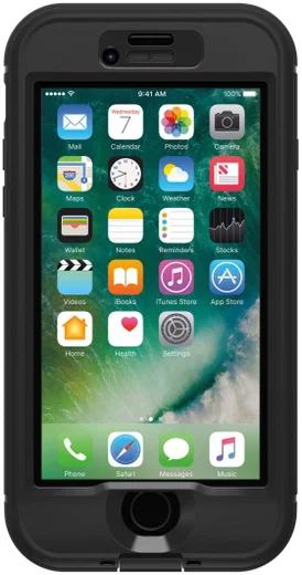 Lifeproof Nuud Apple iPhone 7 / 8 Waterdicht Hoesje Zwart afbeelding 2