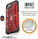 Urban Armor Gear Plasma Case Apple iPhone 7 / 8 Magma afbeelding 4