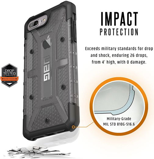 UAG Plasma Case Apple iPhone 7 Plus / 8 Plus Ash afbeelding 5