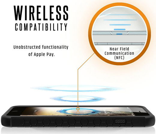 UAG Monarch Case Apple iPhone 7 Plus / 8 Plus Grafite afbeelding 6