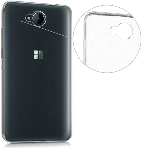 Microsoft Lumia 650 Transparant Hoesje afbeelding 4