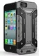 Hybride Apple iPhone 5/5S/SE Hoesje met Kaarthouder Grijs afbeelding 1