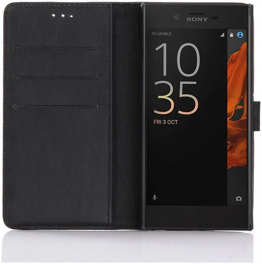 Sony Xperia XZ / XZs Portemonnee Hoesje Zwart afbeelding 6