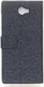 Huawei Y6 II Compact Linnen Portemonnee Hoesje Donker Blauw afbeelding 5