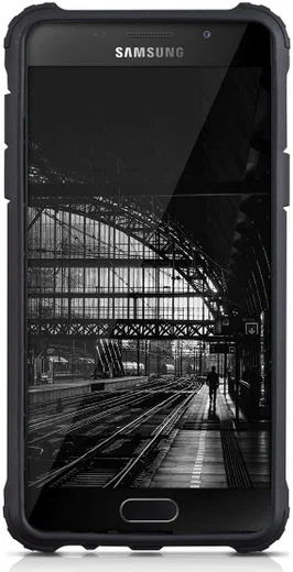 Samsung Galaxy A5 (2016) Hybride Beschermhoesje Grijs afbeelding 6
