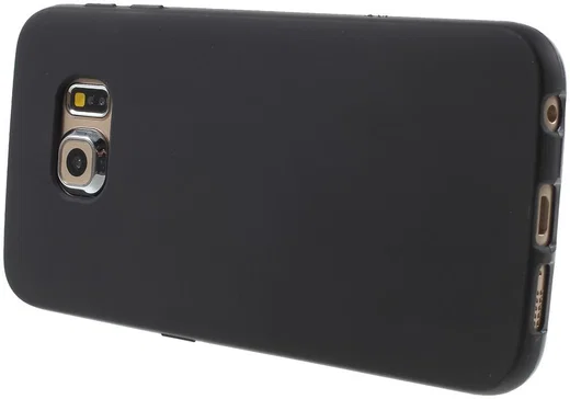 Samsung Galaxy S6 Edge TPU Hoesje Zwart afbeelding 3