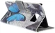 Samsung Galaxy S6 Edge Portemonnee Print Hoesje Blue Butterflies afbeelding 3