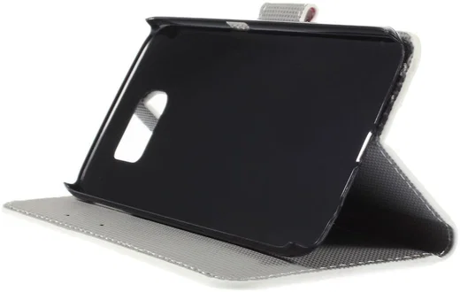 Samsung Galaxy S6 Edge Portemonnee Print Hoesje Blue Butterflies afbeelding 2