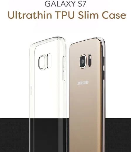 Ultra Dun TPU hoesje Transparant Galaxy S7 afbeelding 3