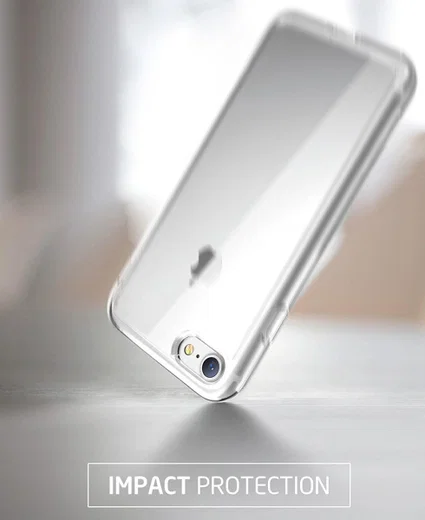 Apple iPhone 7 / 8 Transparant Hybride Bumper Hoesje afbeelding 4