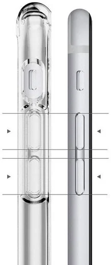 Apple iPhone 7 / 8 Transparant Hybride Bumper Hoesje afbeelding 7