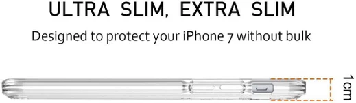 Apple iPhone 7 / 8 Transparant Hybride Bumper Hoesje afbeelding 5