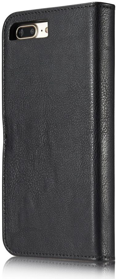 Apple iPhone 7 Plus / 8 Plus Portemonnee Hoesje Echt Leer Zwart afbeelding 6