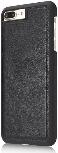 Apple iPhone 7 Plus / 8 Plus Portemonnee Hoesje Echt Leer Zwart afbeelding 7