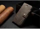 Apple iPhone 7 Plus / 8 Plus Portemonnee Hoesje Echt Leer Bruin afbeelding 10