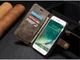 Apple iPhone 7 Plus / 8 Plus Portemonnee Hoesje Echt Leer Bruin afbeelding 13