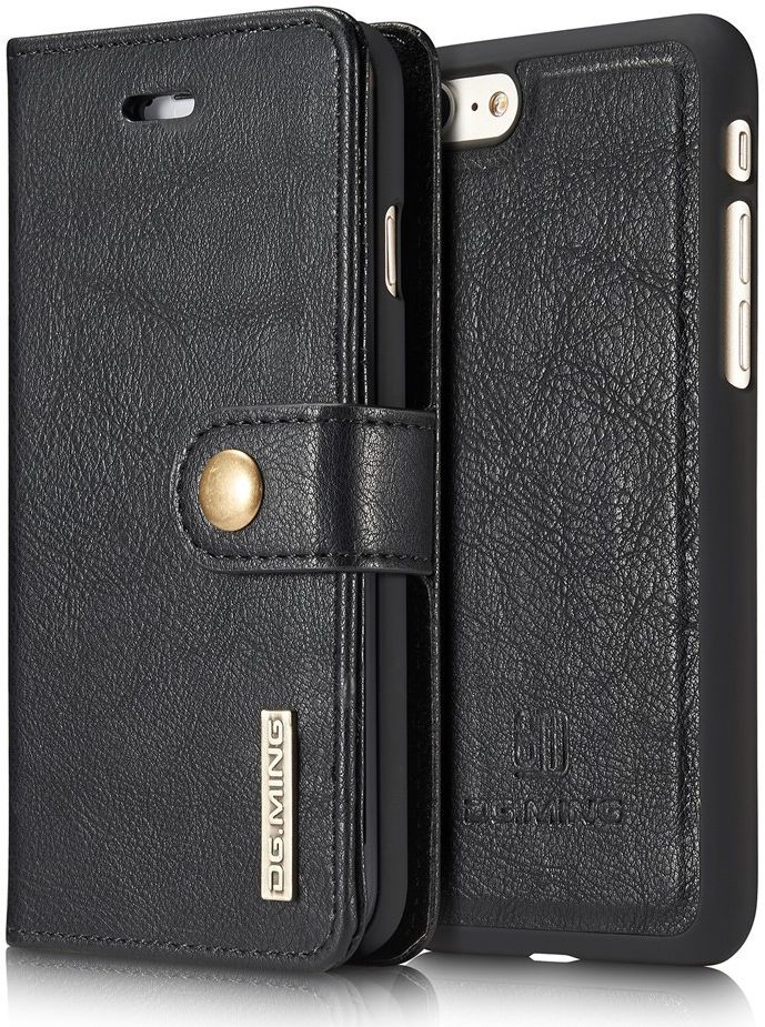 Apple iPhone SE (2020/2022)/7/8 Portemonnee Hoesje Echt Leer Zwart afbeelding 4