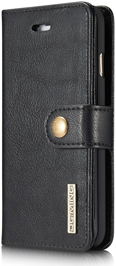 Apple iPhone SE (2020/2022)/7/8 Portemonnee Hoesje Echt Leer Zwart afbeelding 5