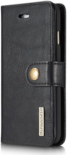 Apple iPhone SE (2020/2022)/7/8 Portemonnee Hoesje Echt Leer Zwart afbeelding 5