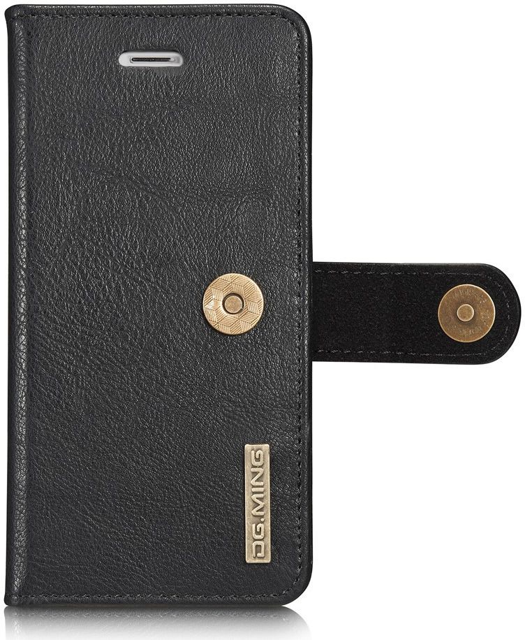 Apple iPhone SE (2020/2022)/7/8 Portemonnee Hoesje Echt Leer Zwart afbeelding 10