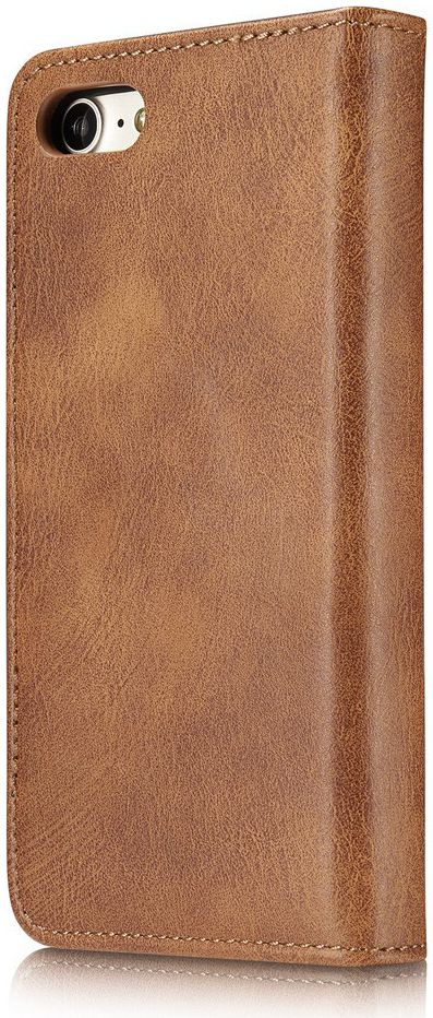 Apple iPhone SE (2020/2022)/7/8 Portemonnee Hoesje Echt Leer Bruin afbeelding 6