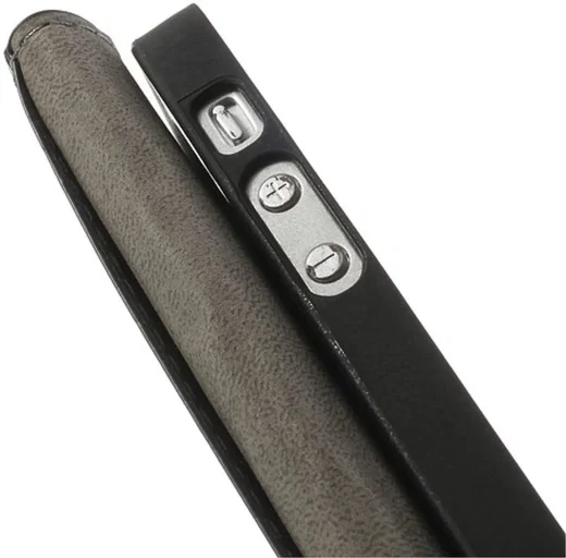 Apple iPhone SE / 5S / 5 Stijlvol Portemonnee Hoesje Zwart afbeelding 9