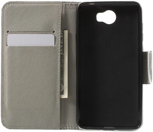 Huawei Y6 II Compact Portemonnee Hoesje Don't Touch afbeelding 2