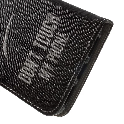 Huawei Y6 II Compact Portemonnee Hoesje Don't Touch afbeelding 8