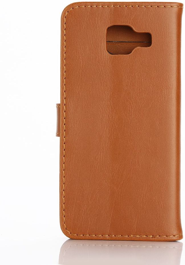 Samsung Galaxy A3 (2016) Stijlvol Portemonnee Hoesje Bruin afbeelding 3